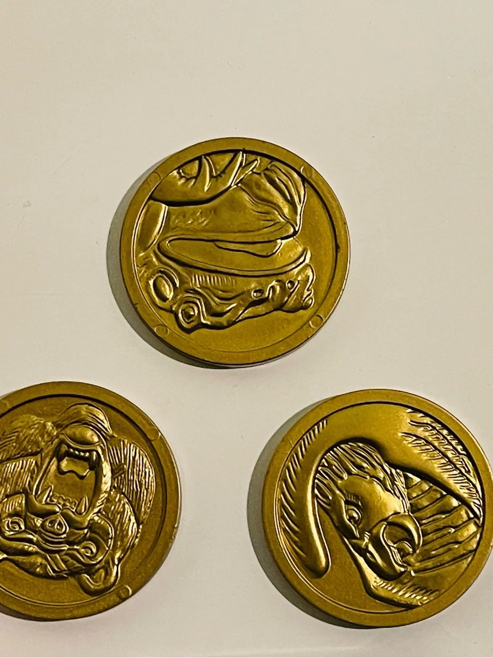 Mighty Morphin Power Rangers 1990s Action Figures, Belt Buckle & Coins Ck Pics